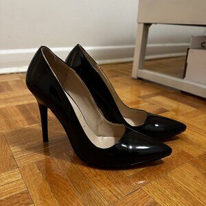 Black Patent High Heels